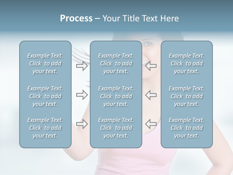 Lifestyle Success Forefinger PowerPoint Template