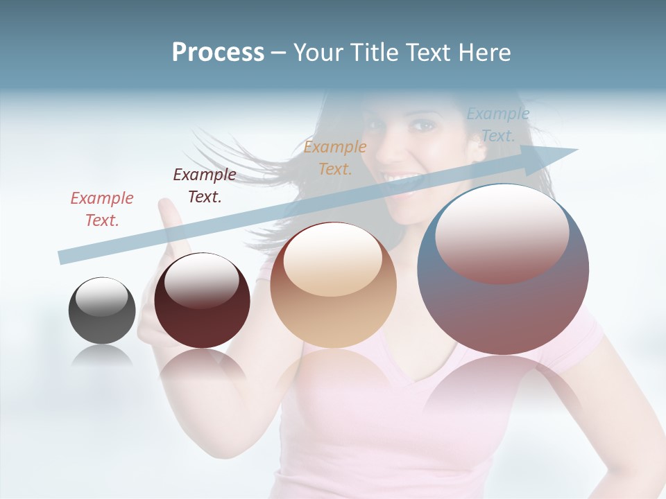 Lifestyle Success Forefinger PowerPoint Template