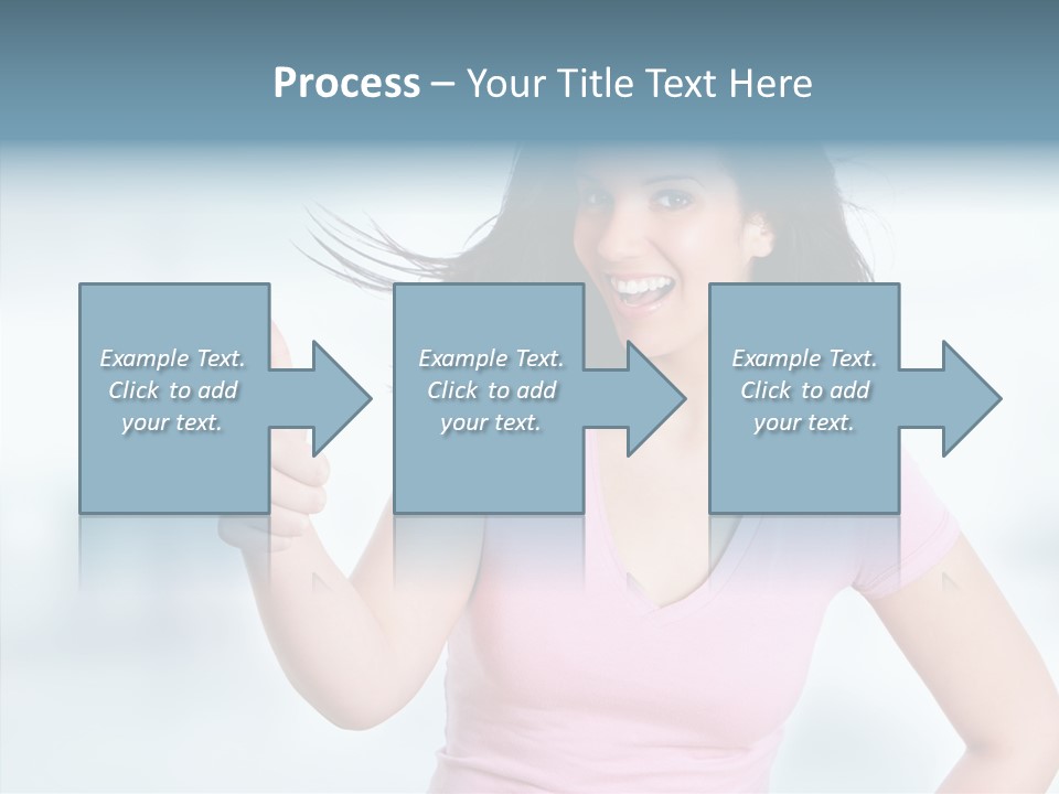 Lifestyle Success Forefinger PowerPoint Template