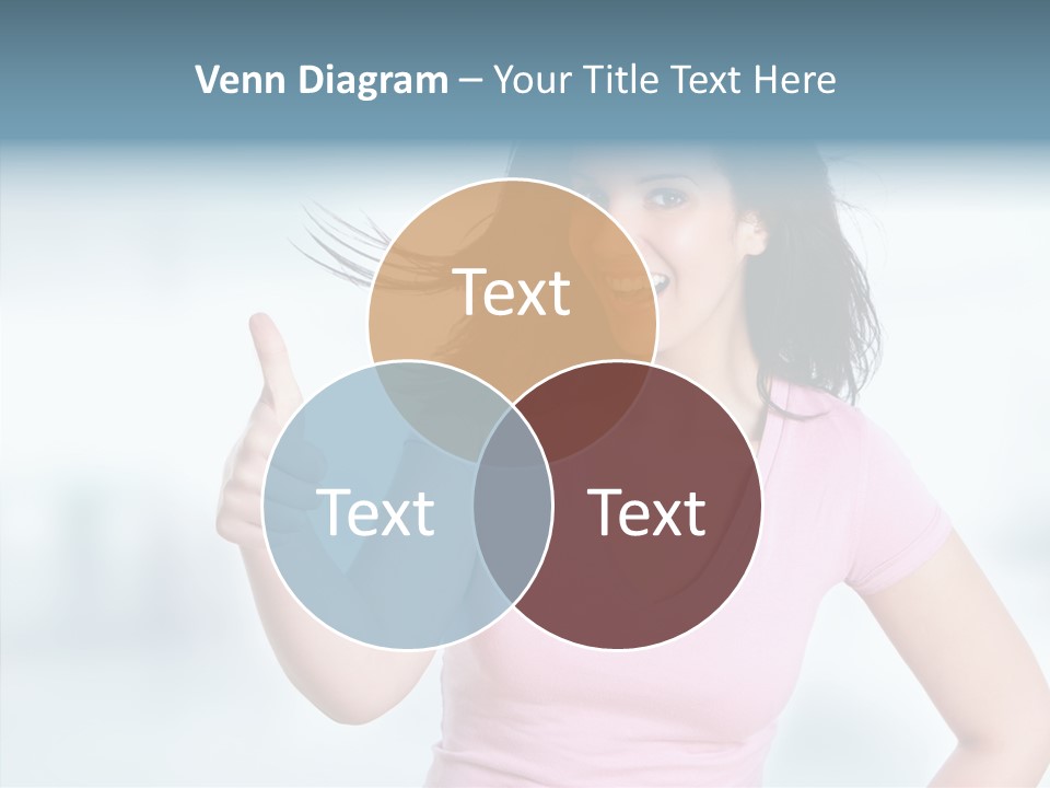 Lifestyle Success Forefinger PowerPoint Template