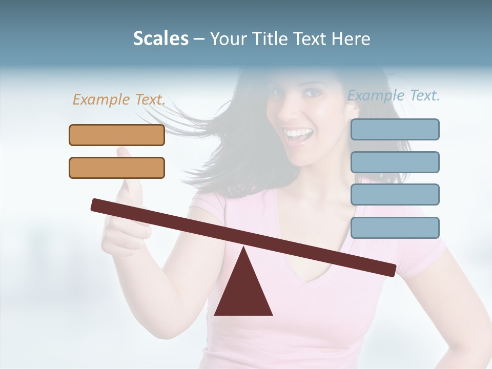 Lifestyle Success Forefinger PowerPoint Template