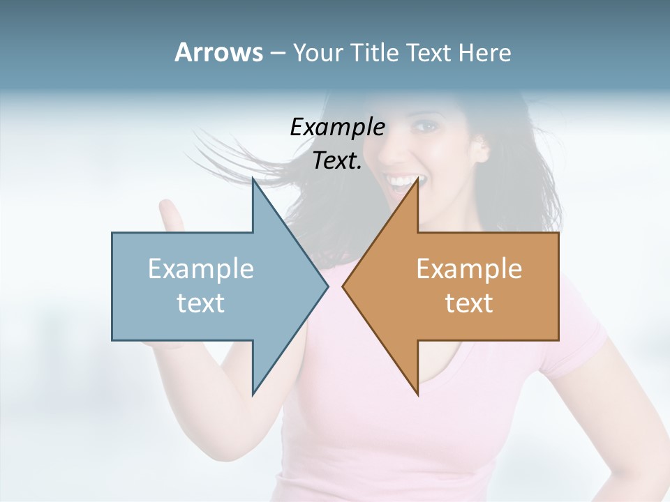 Lifestyle Success Forefinger PowerPoint Template