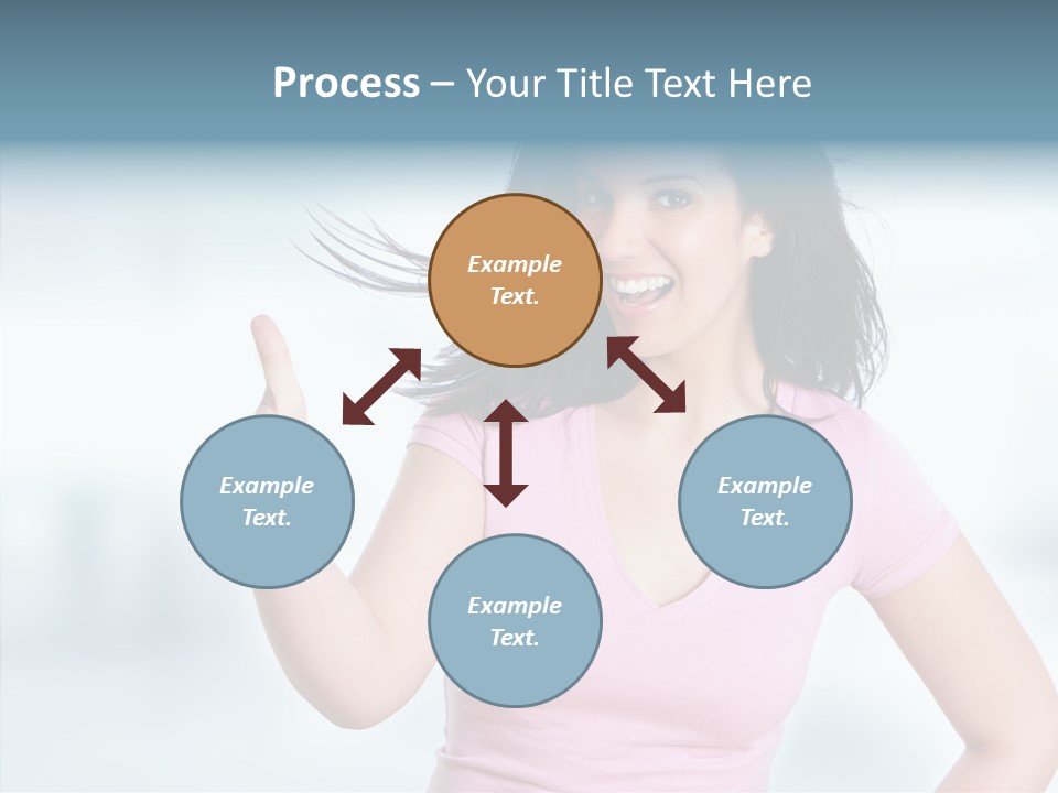 Lifestyle Success Forefinger PowerPoint Template