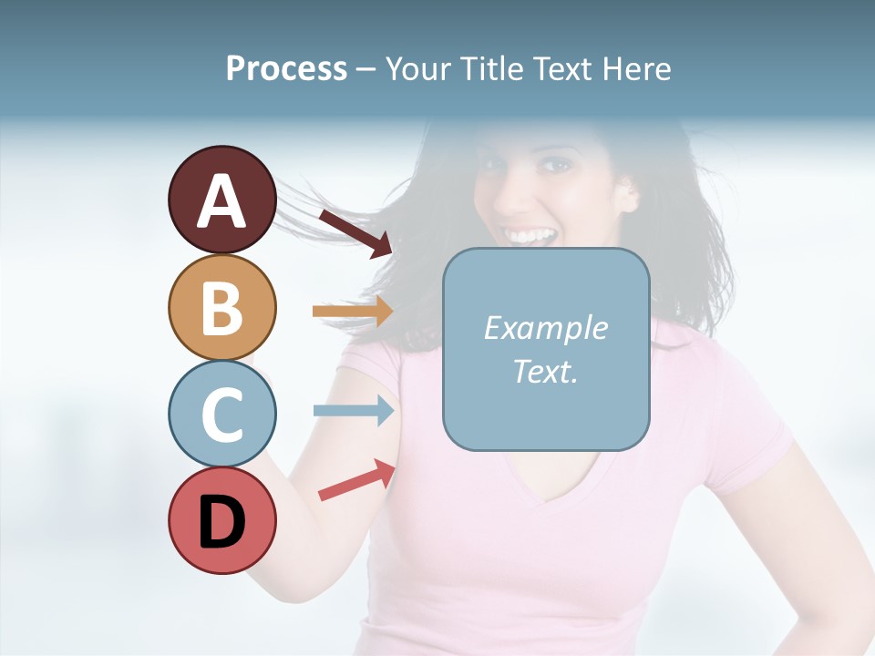 Lifestyle Success Forefinger PowerPoint Template