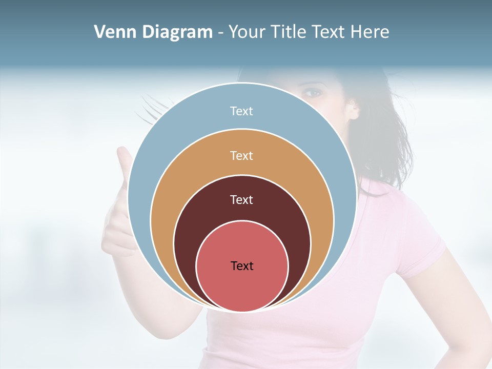 Lifestyle Success Forefinger PowerPoint Template