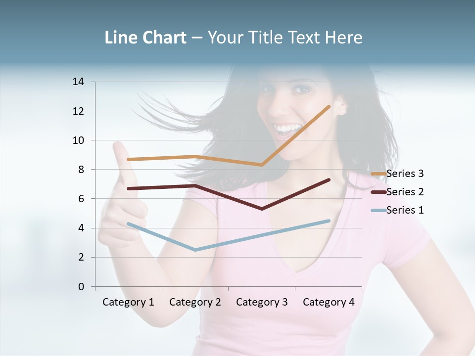 Lifestyle Success Forefinger PowerPoint Template