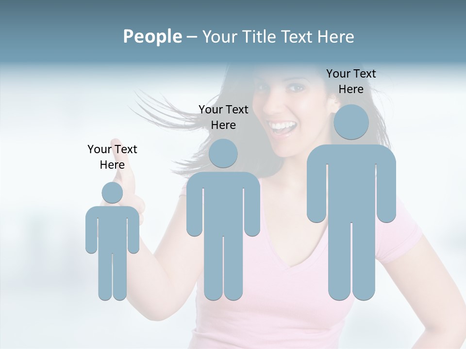 Lifestyle Success Forefinger PowerPoint Template