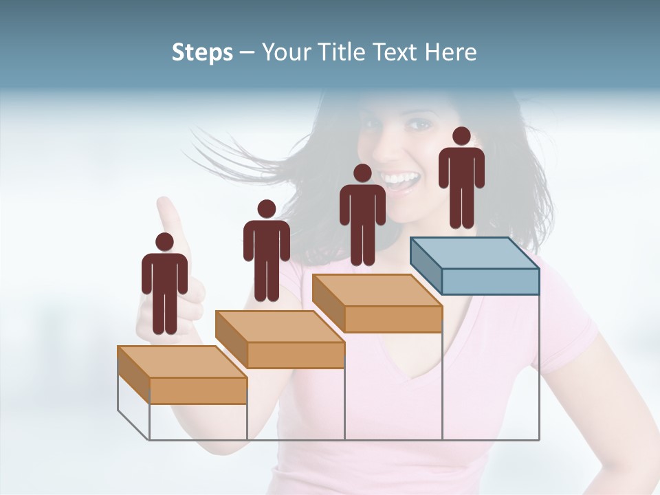 Lifestyle Success Forefinger PowerPoint Template