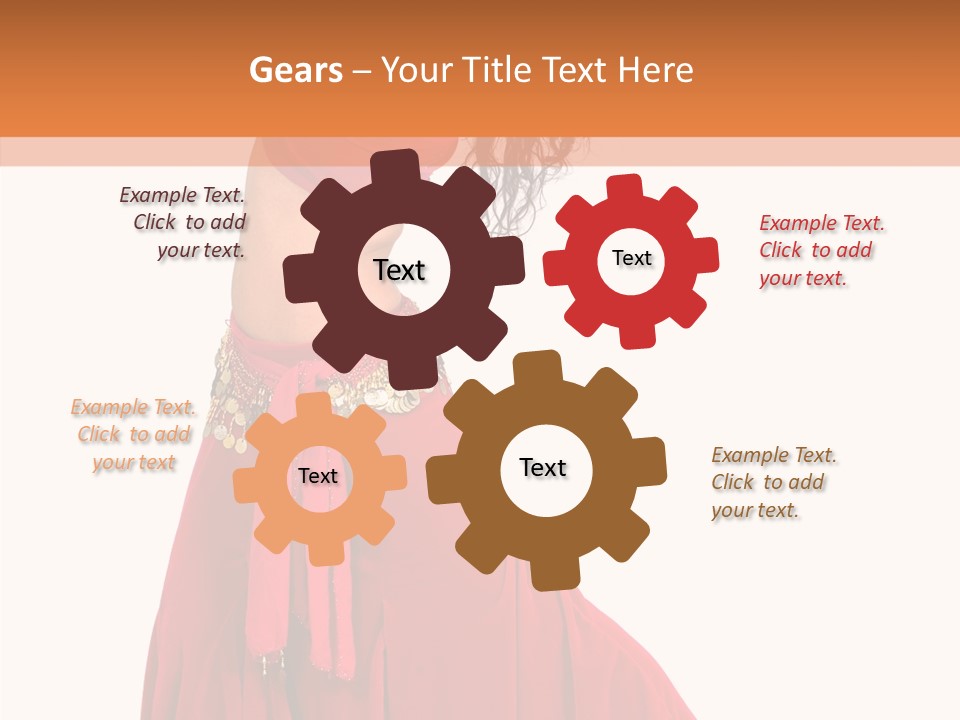 Glamour Halloween Blue PowerPoint Template