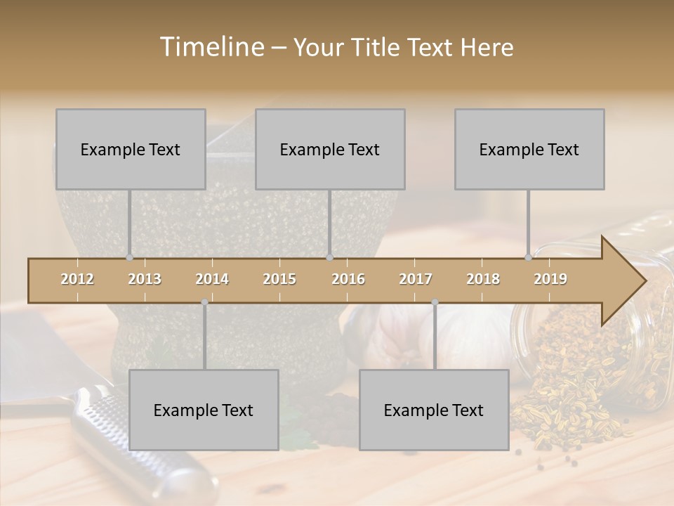 Lifestyle Basil Close Up PowerPoint Template