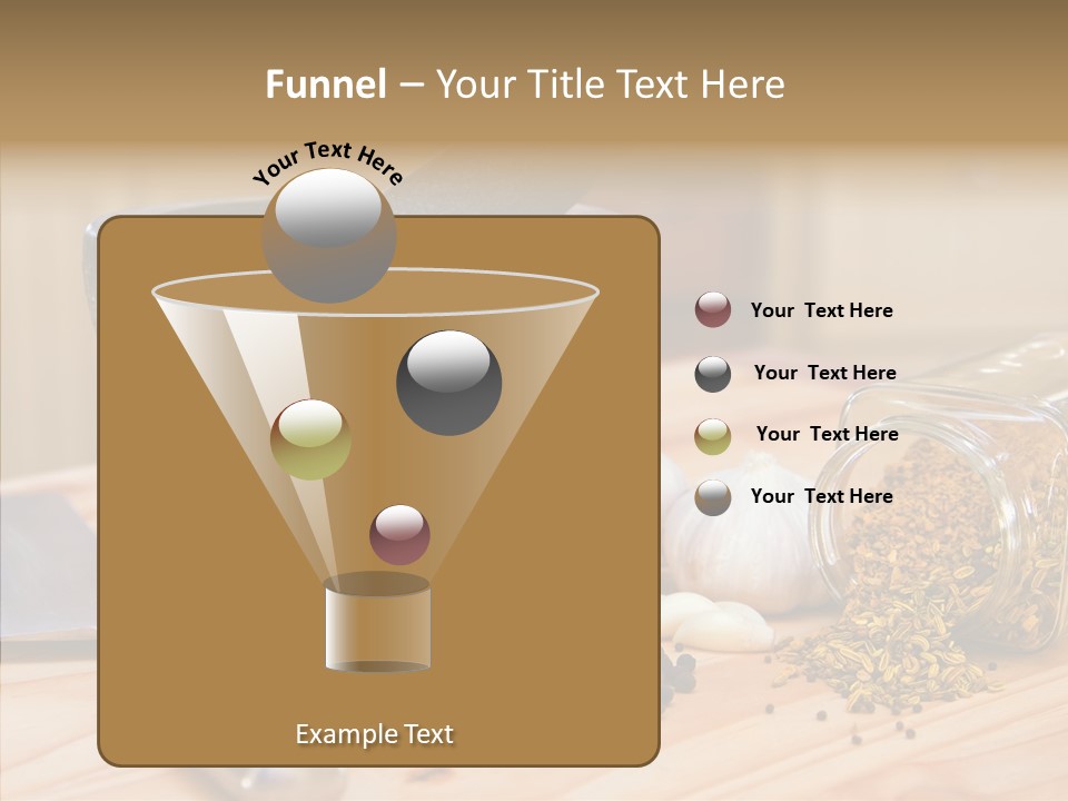 Lifestyle Basil Close Up PowerPoint Template