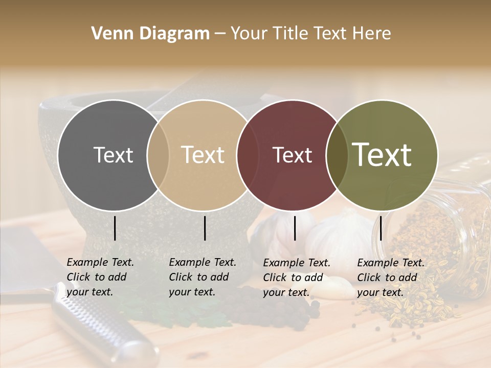 Lifestyle Basil Close Up PowerPoint Template