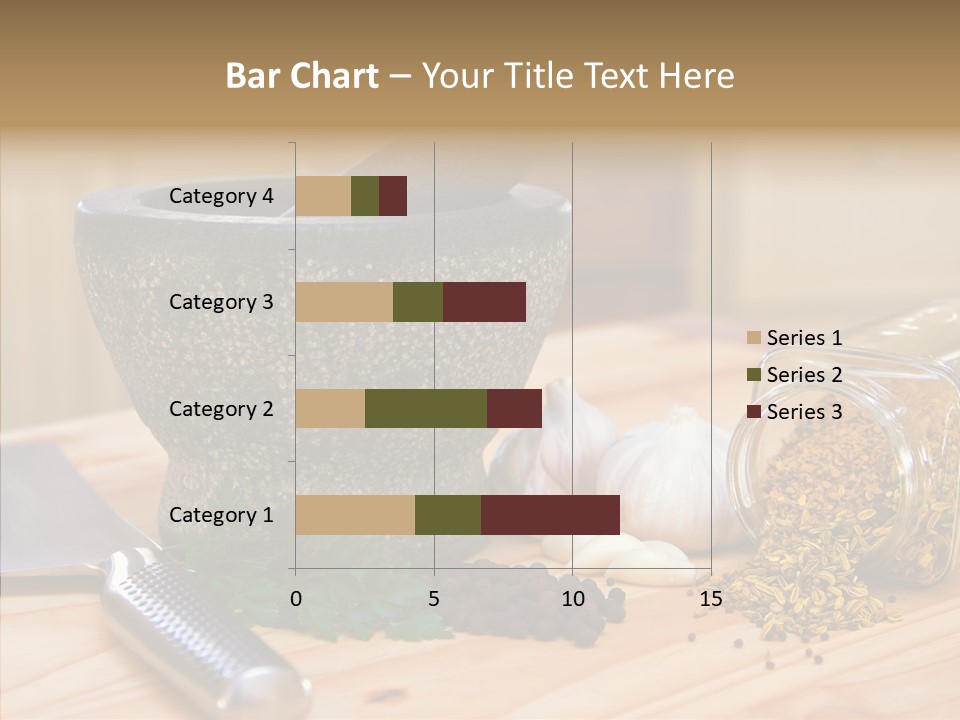 Lifestyle Basil Close Up PowerPoint Template