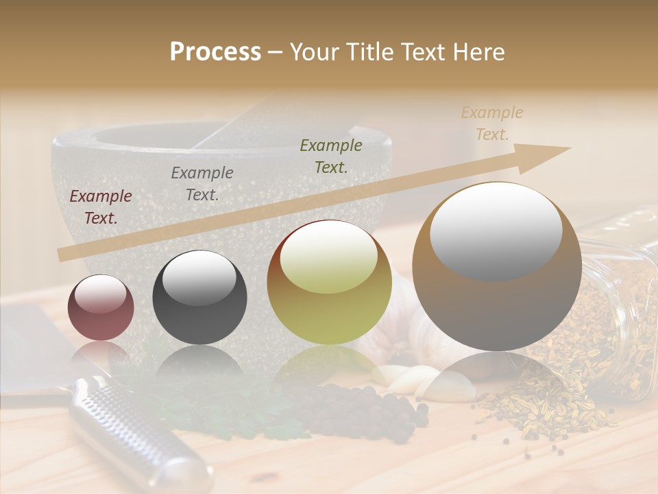 Lifestyle Basil Close Up PowerPoint Template