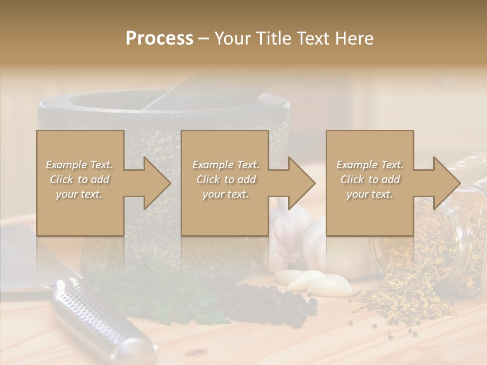 Lifestyle Basil Close Up PowerPoint Template