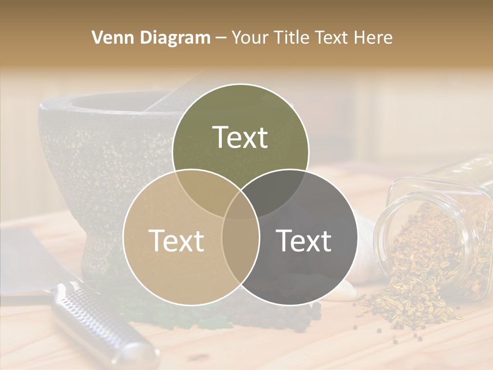 Lifestyle Basil Close Up PowerPoint Template