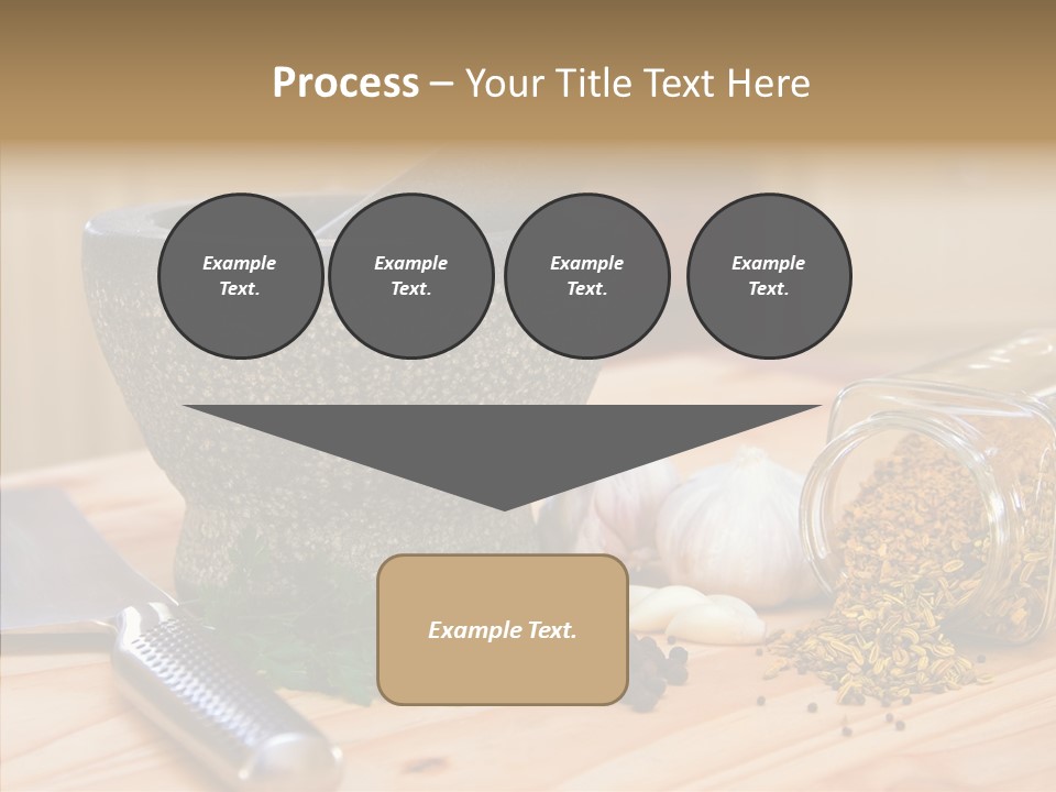 Lifestyle Basil Close Up PowerPoint Template