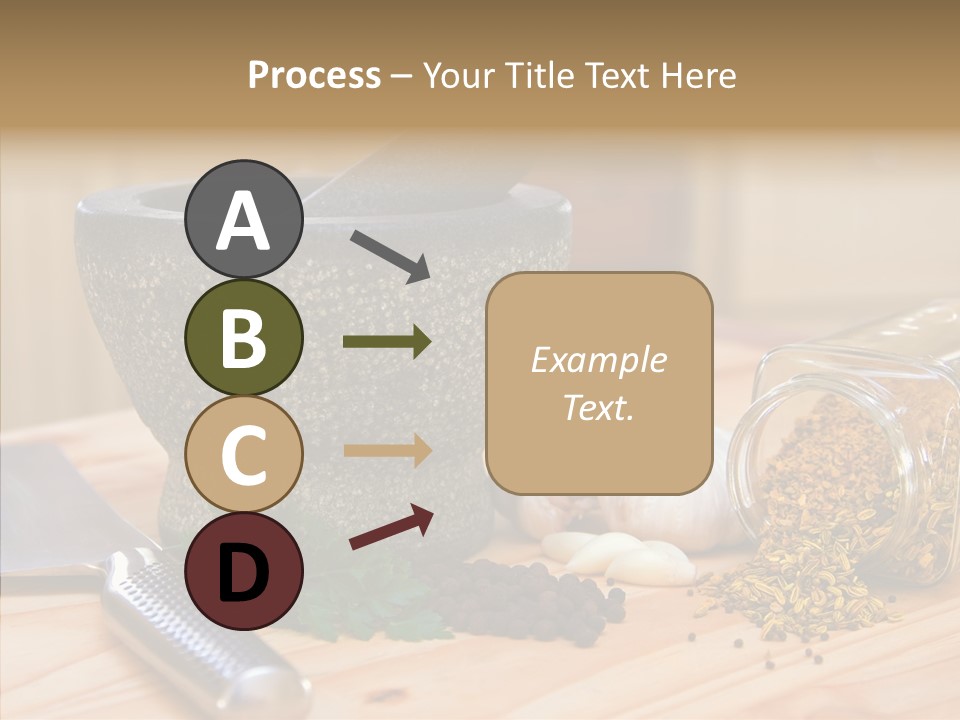 Lifestyle Basil Close Up PowerPoint Template