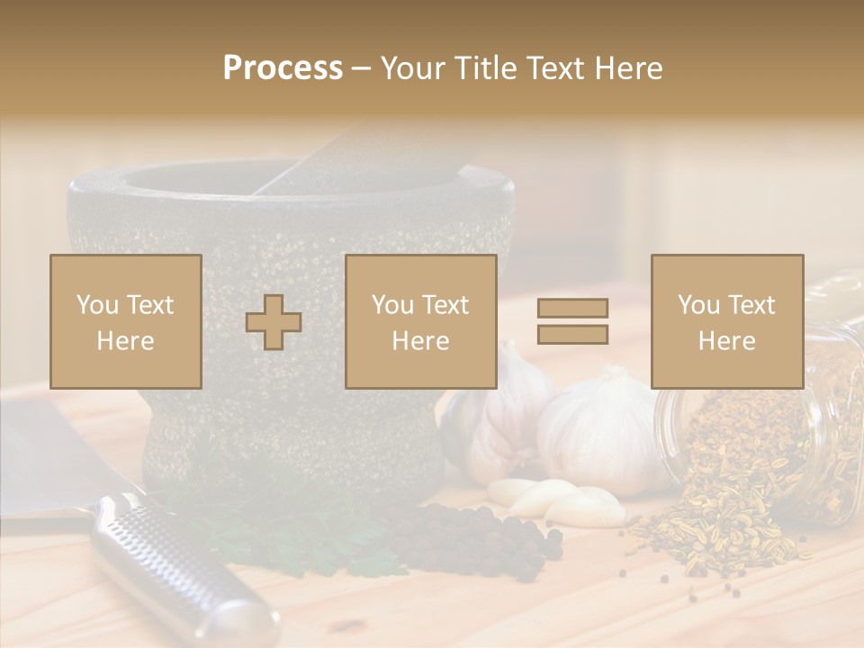 Lifestyle Basil Close Up PowerPoint Template