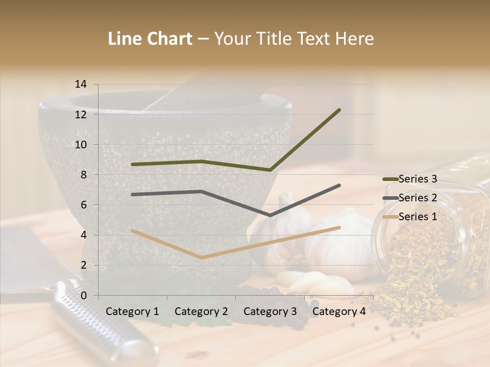 Lifestyle Basil Close Up PowerPoint Template