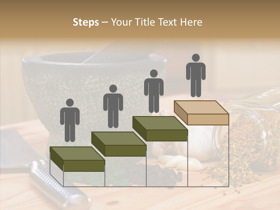 Lifestyle Basil Close Up PowerPoint Template