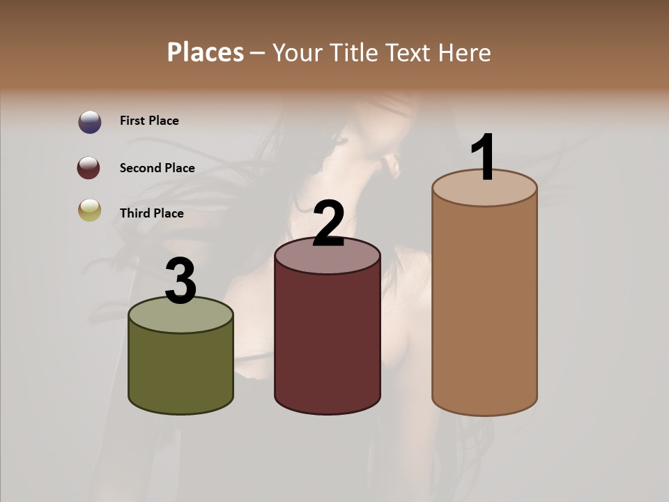 Colour Head Black PowerPoint Template