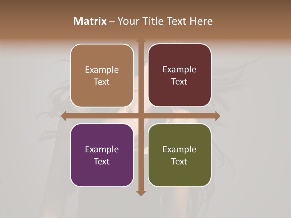 Colour Head Black PowerPoint Template