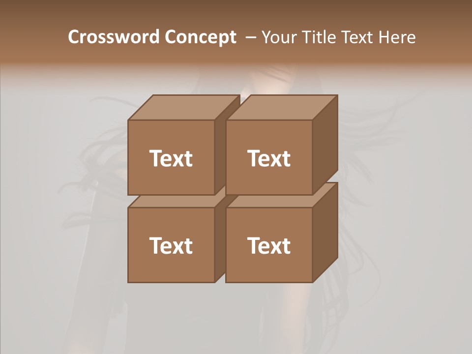 Colour Head Black PowerPoint Template