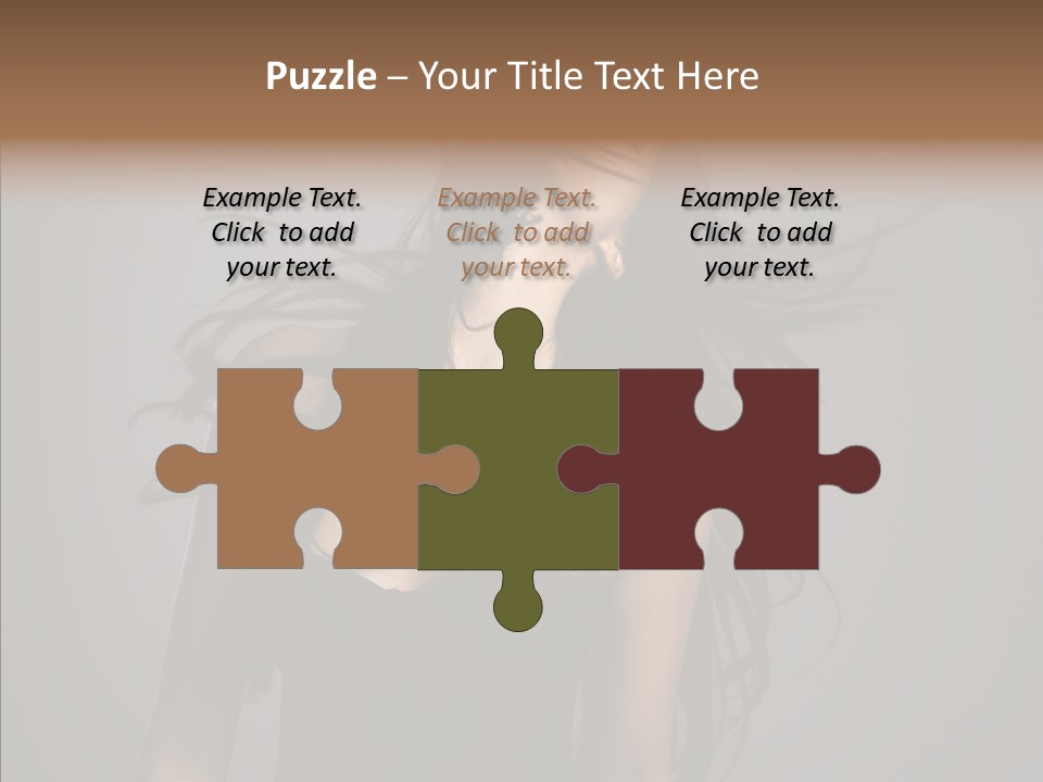 Colour Head Black PowerPoint Template