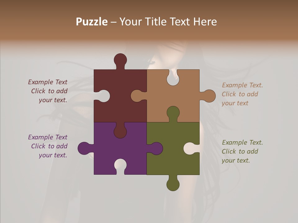 Colour Head Black PowerPoint Template