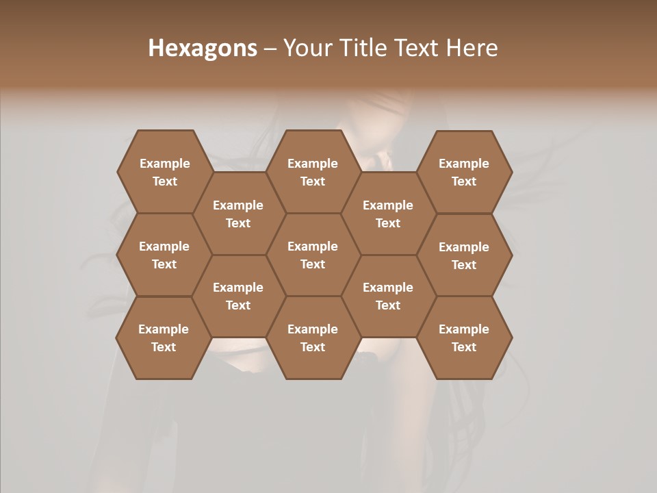 Colour Head Black PowerPoint Template