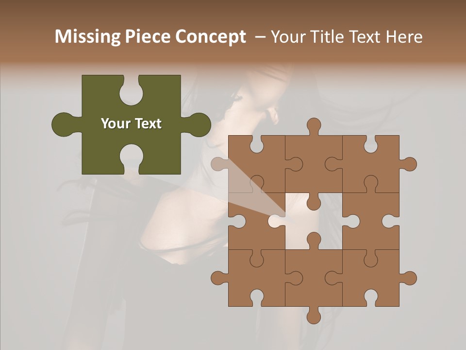 Colour Head Black PowerPoint Template