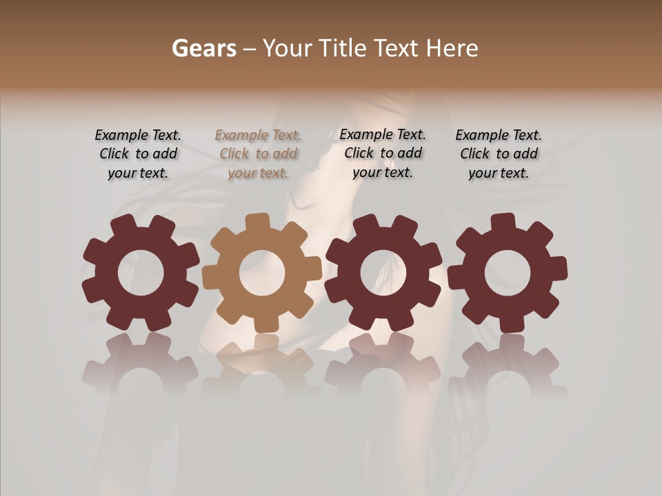 Colour Head Black PowerPoint Template