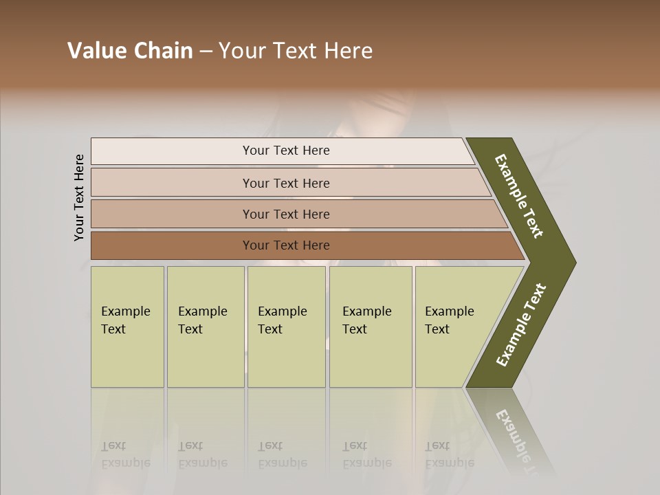 Colour Head Black PowerPoint Template