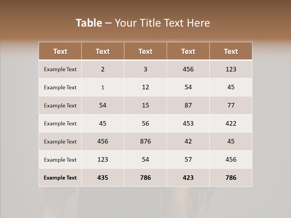 Colour Head Black PowerPoint Template