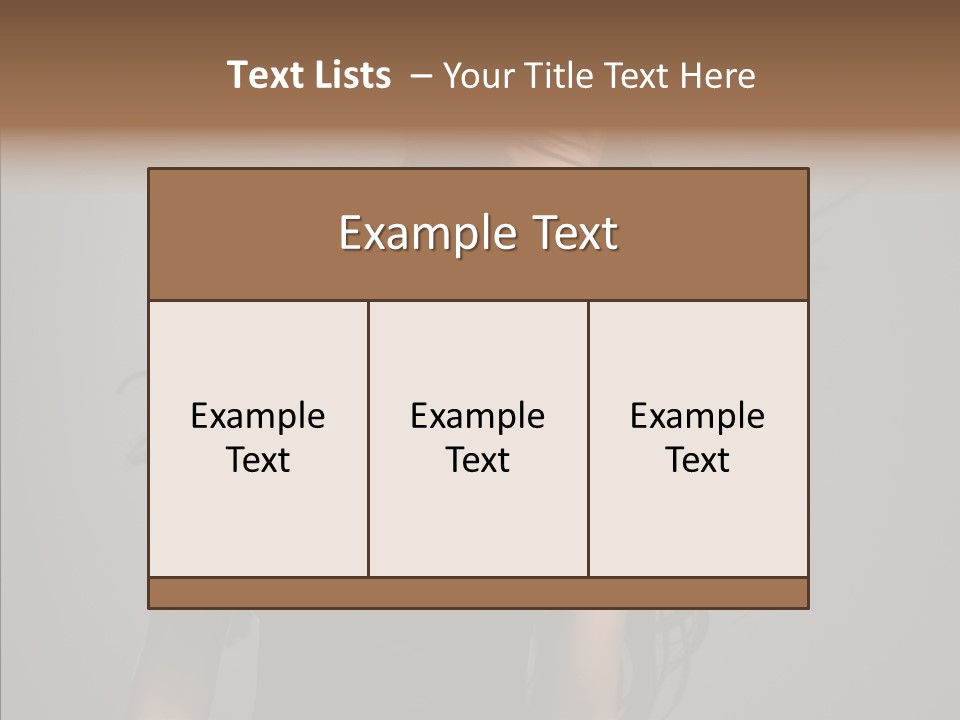 Colour Head Black PowerPoint Template