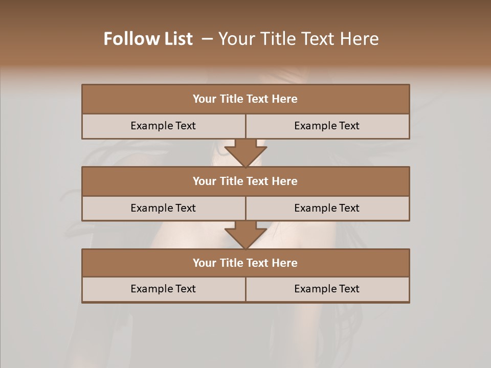 Colour Head Black PowerPoint Template