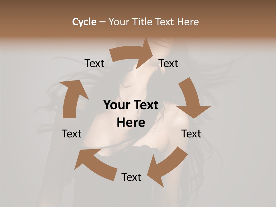 Colour Head Black PowerPoint Template