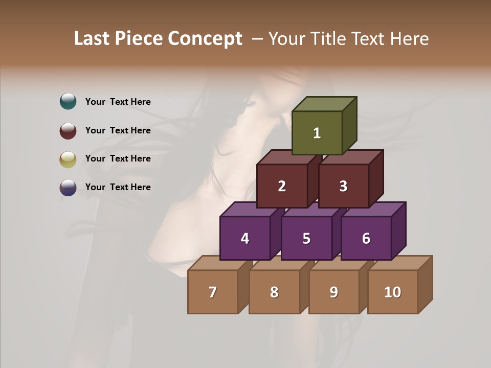 Colour Head Black PowerPoint Template