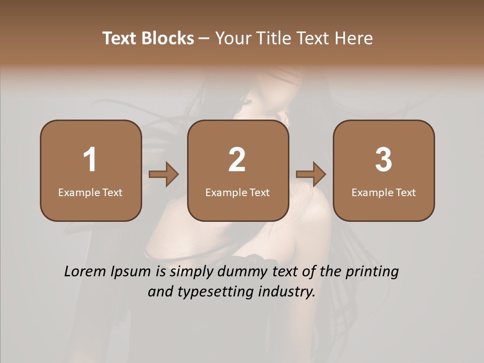 Colour Head Black PowerPoint Template