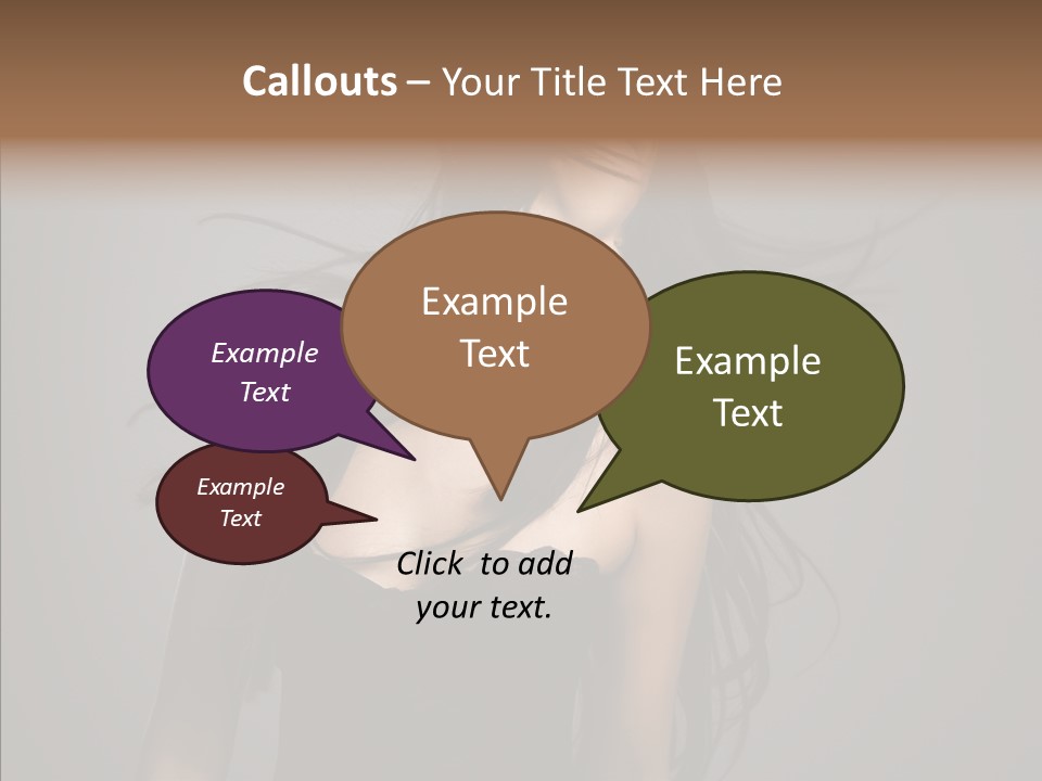 Colour Head Black PowerPoint Template