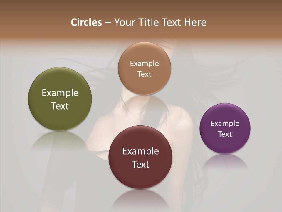 Colour Head Black PowerPoint Template