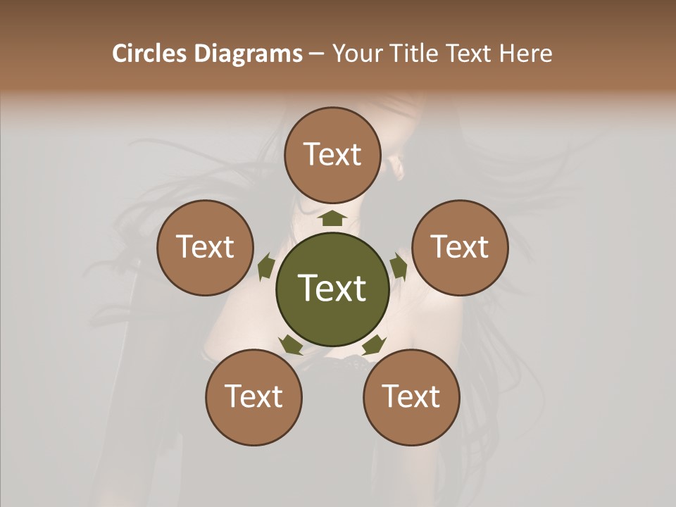 Colour Head Black PowerPoint Template