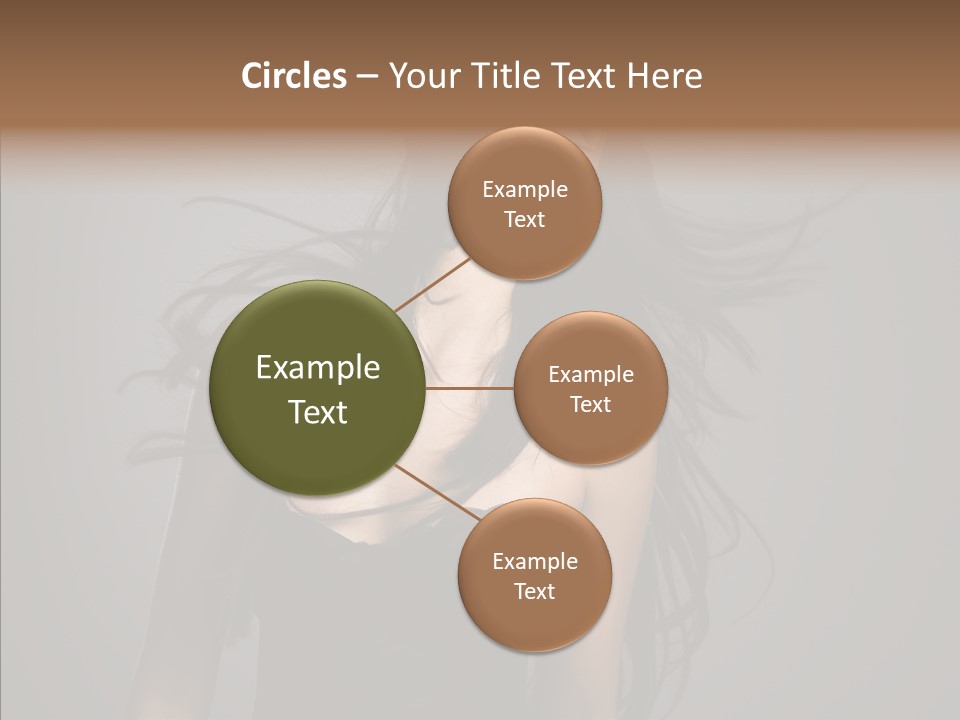 Colour Head Black PowerPoint Template