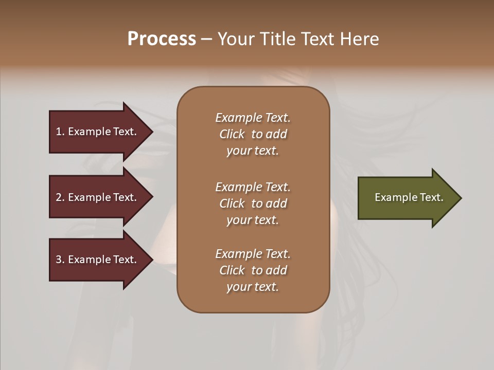 Colour Head Black PowerPoint Template
