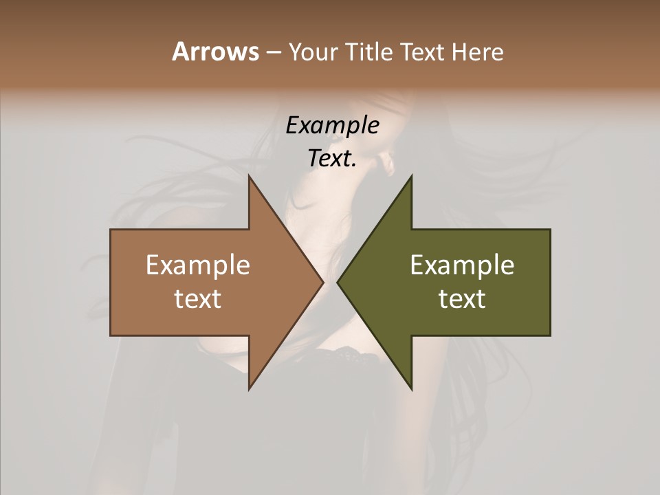 Colour Head Black PowerPoint Template