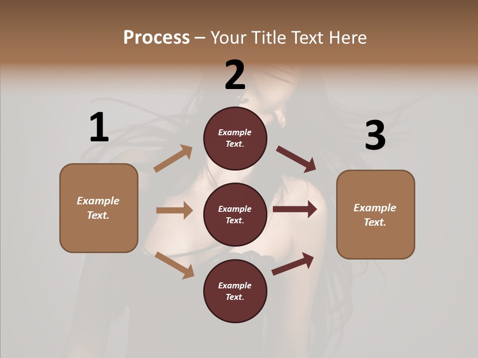 Colour Head Black PowerPoint Template
