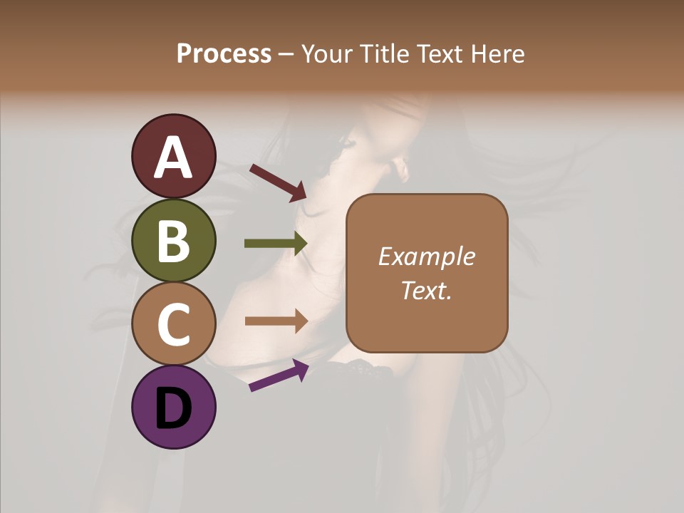 Colour Head Black PowerPoint Template