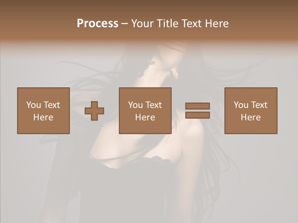 Colour Head Black PowerPoint Template