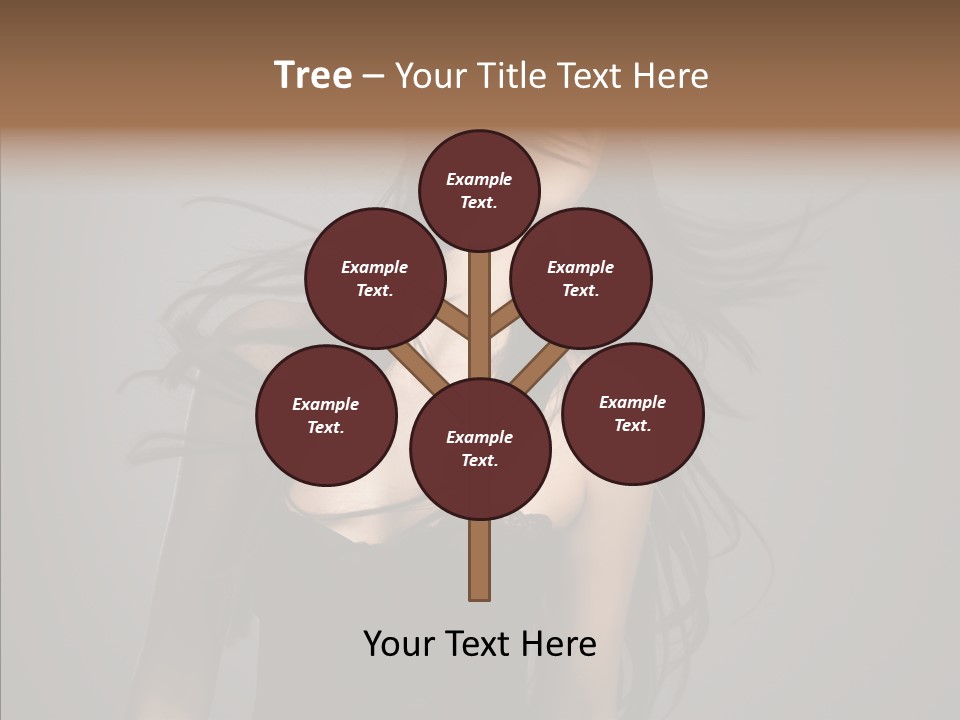 Colour Head Black PowerPoint Template